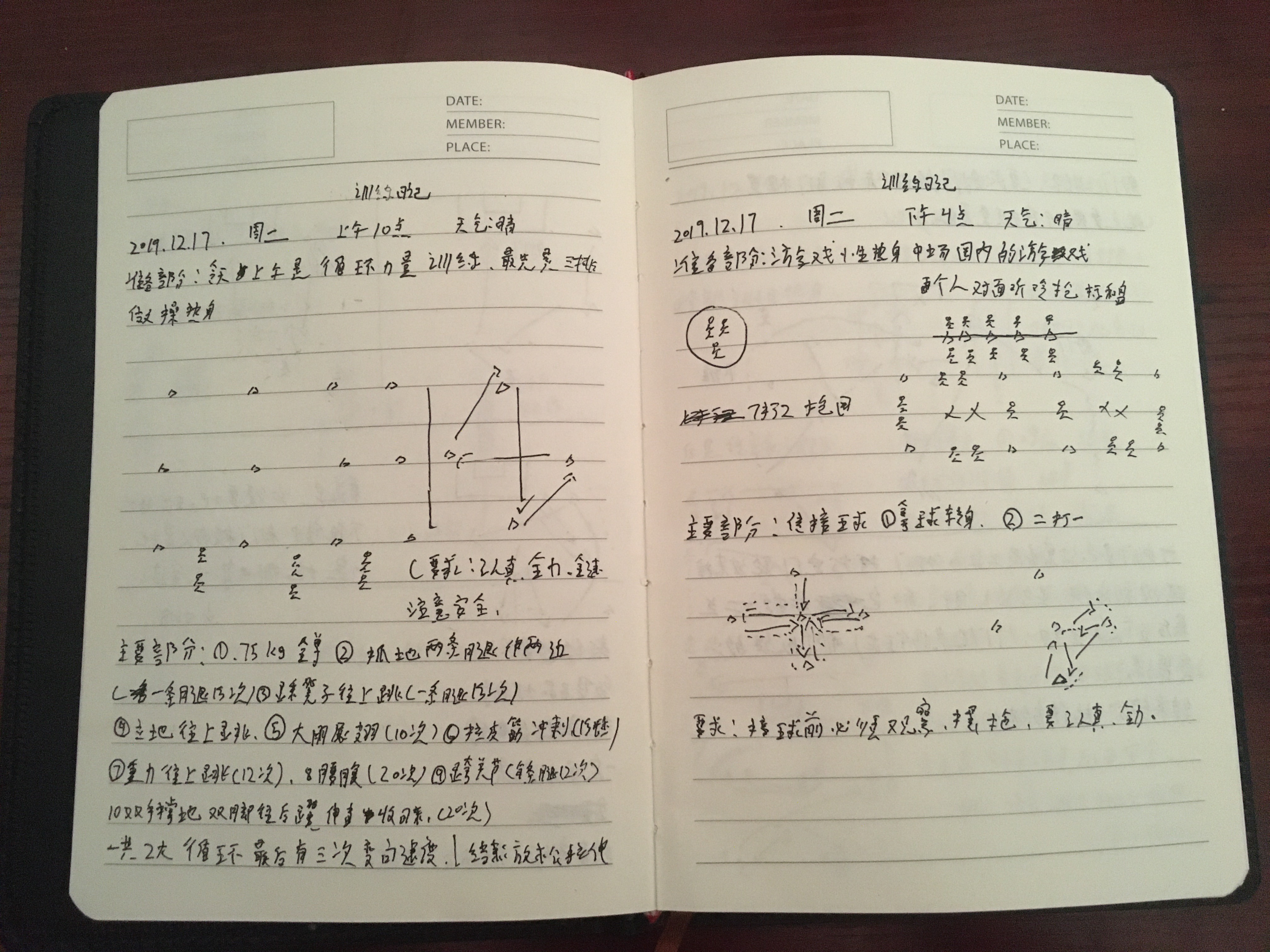 球星训练日记,球员训练篇
