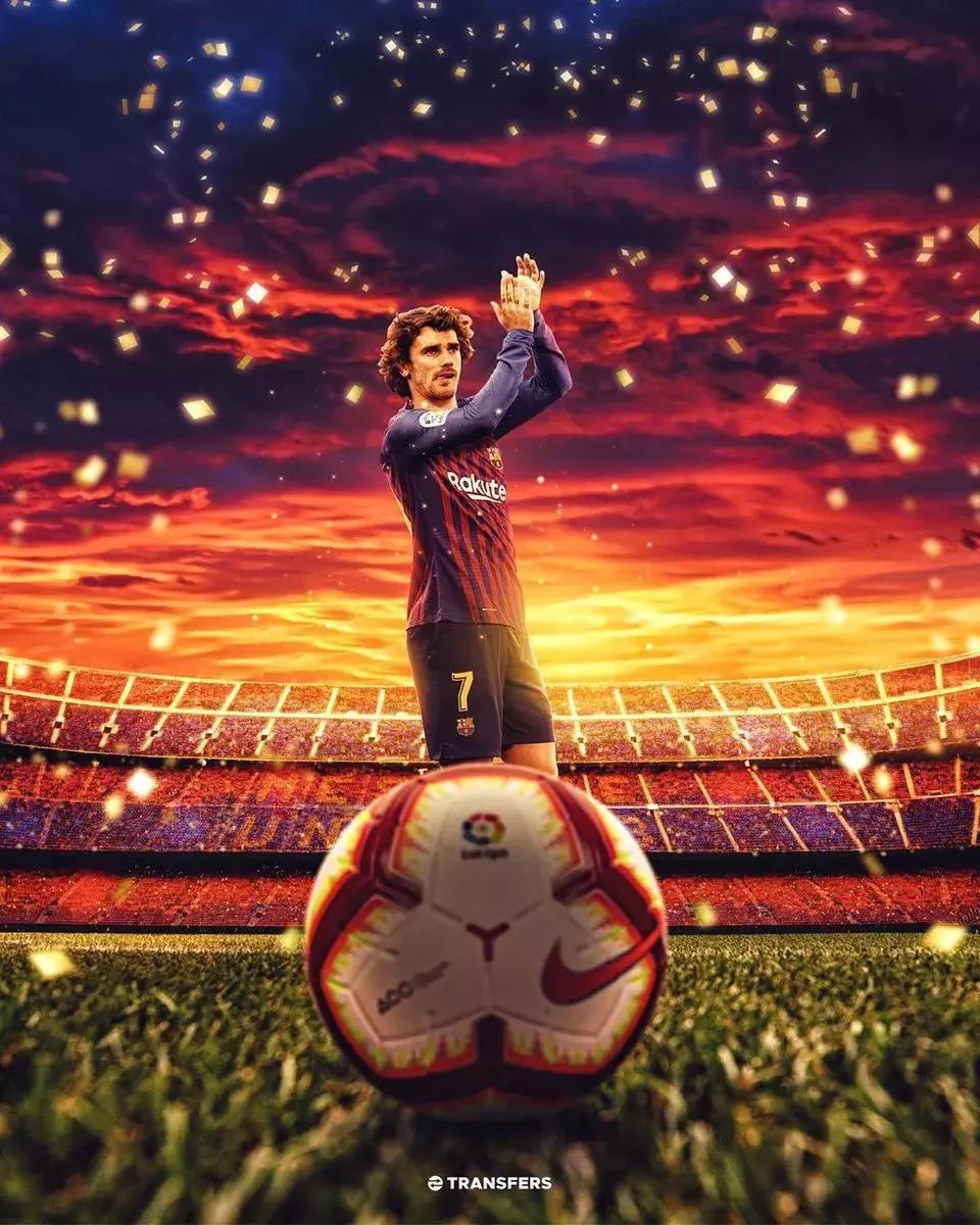 格里兹曼穿上了红蓝战袍,fc红蓝对决格里兹曼