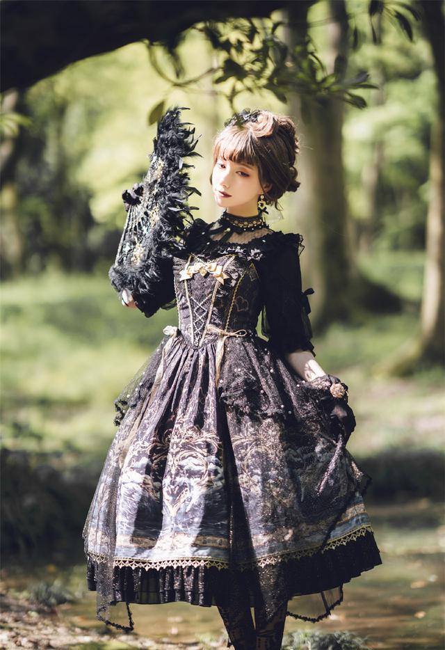 这么好看的洛丽塔小裙子你见过吗,滤镜甜美风洛丽塔