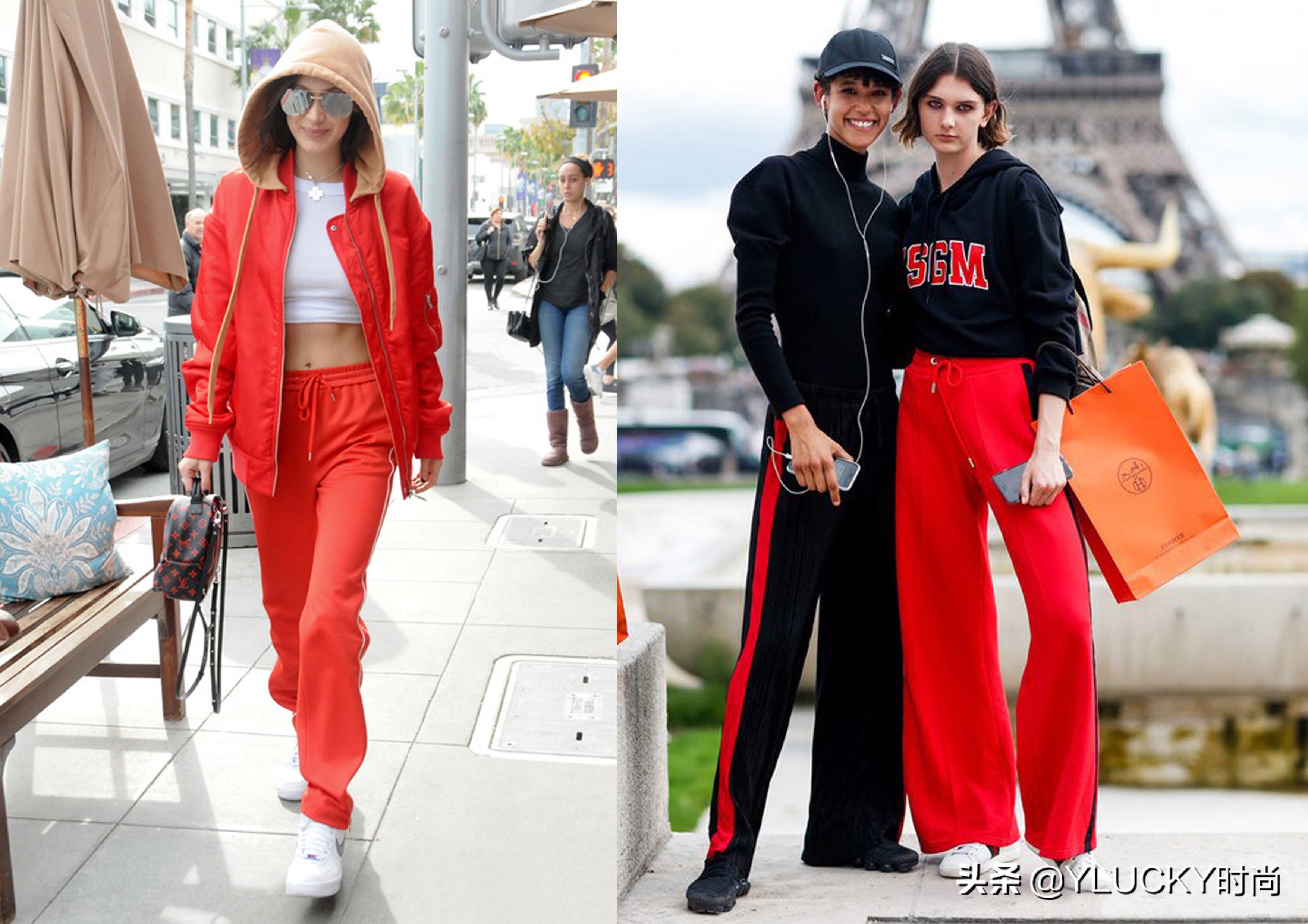 运动裤的舒适与时尚，昼夜大温差轻松换装，简单搭配时髦休闲装