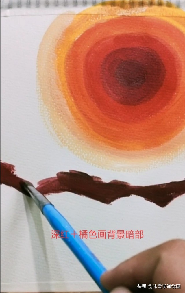 用马克笔画长颈鹿简单的画,初学者丙烯画教程长颈鹿