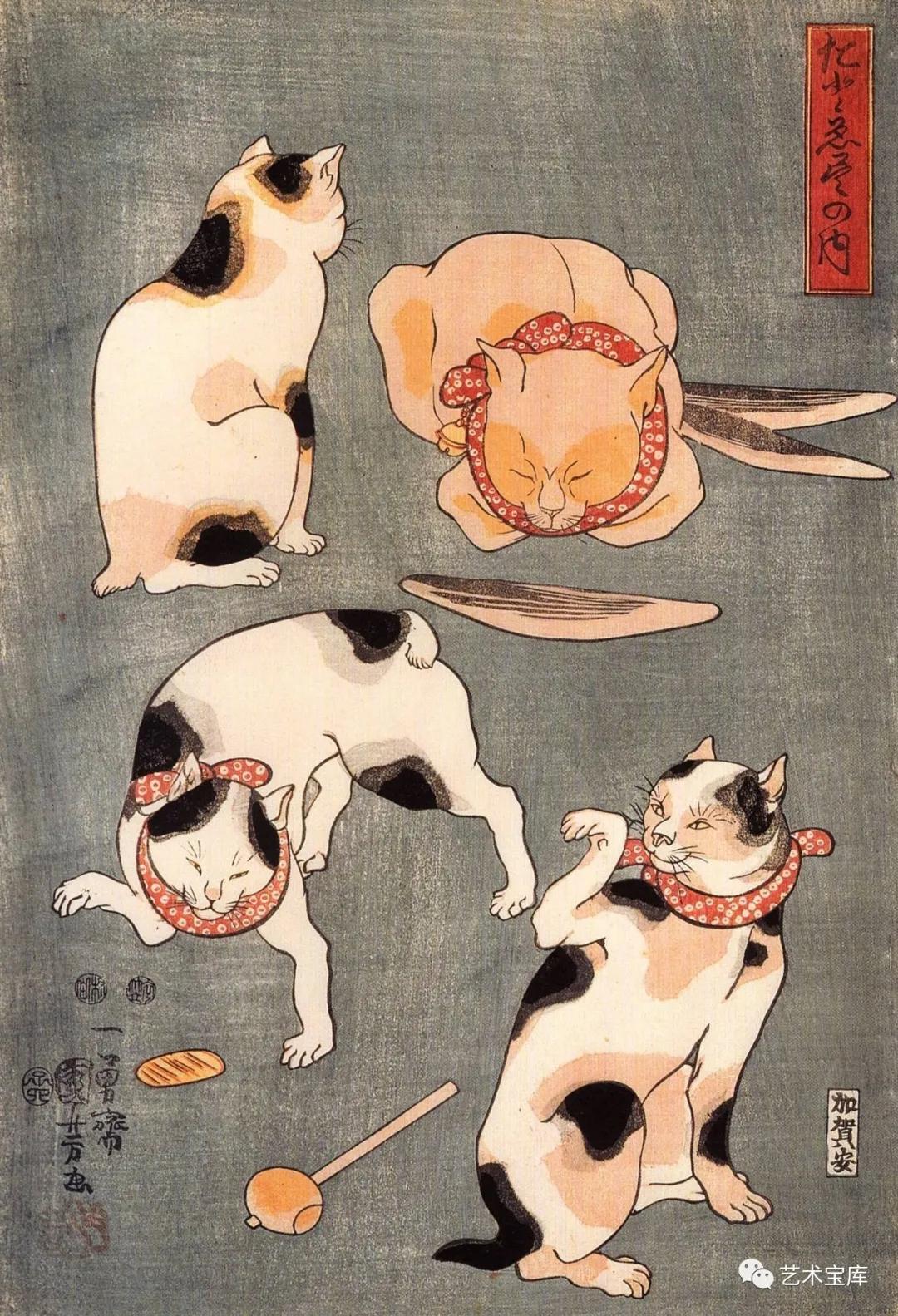 歌川国芳浮世绘中的源氏物语,西方美术史的画家