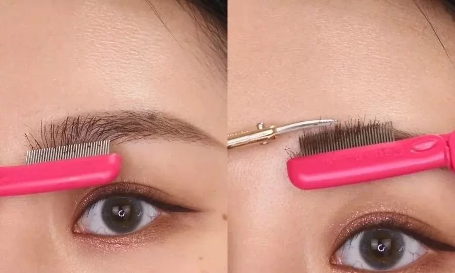 野生眉一年后真实效果眉毛的画法,新手眉毛画法教程八字眉