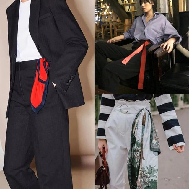 长条丝巾的100种系法抖音,长条丝巾的系法和搭配