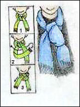 300种围巾系法带图解,20种围巾教程