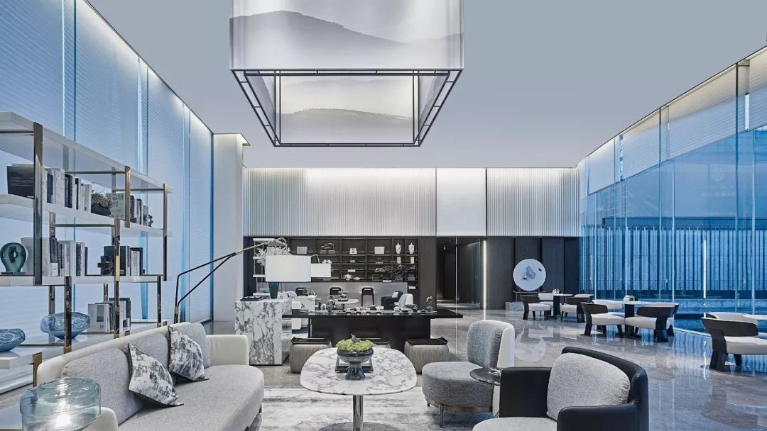 140㎡Rimadesio杭州展厅丨理想生活之城的品质范式