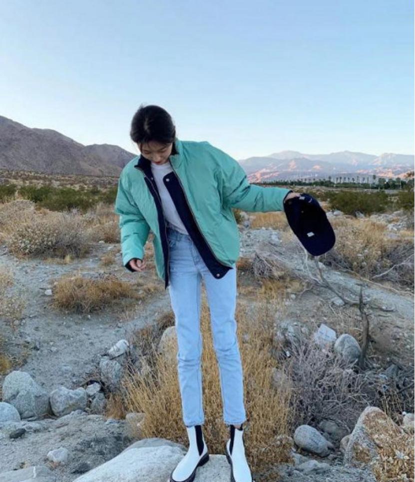 超高筒过膝长靴短靴搭配,冬季长靴怎么穿酷酷的风格