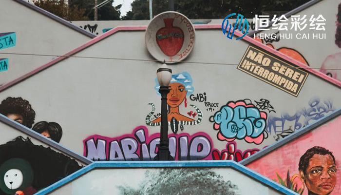 健身房家装墙绘,适合健身空间的墙绘