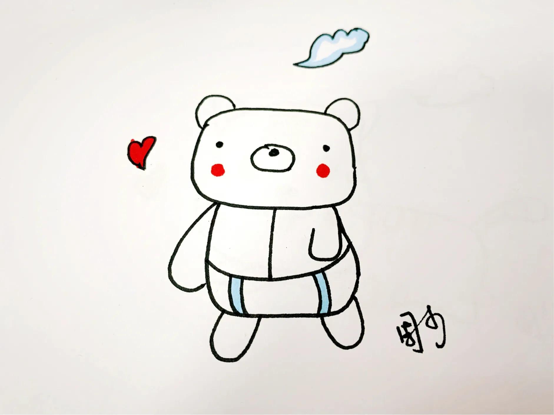 小动物简笔画最难画,用数字画小动物简单又好看又可爱