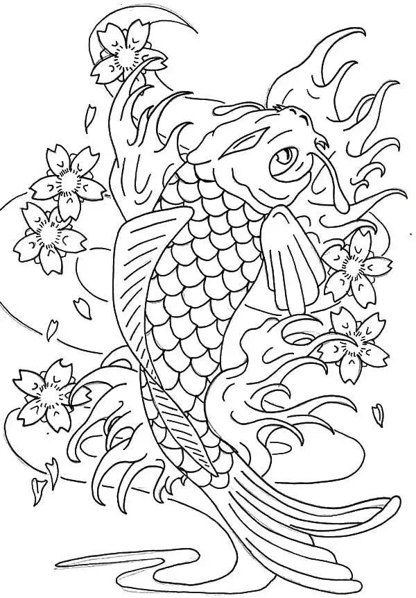 小写意画鲤鱼教程,工笔鲤鱼画讲解稿简单一点