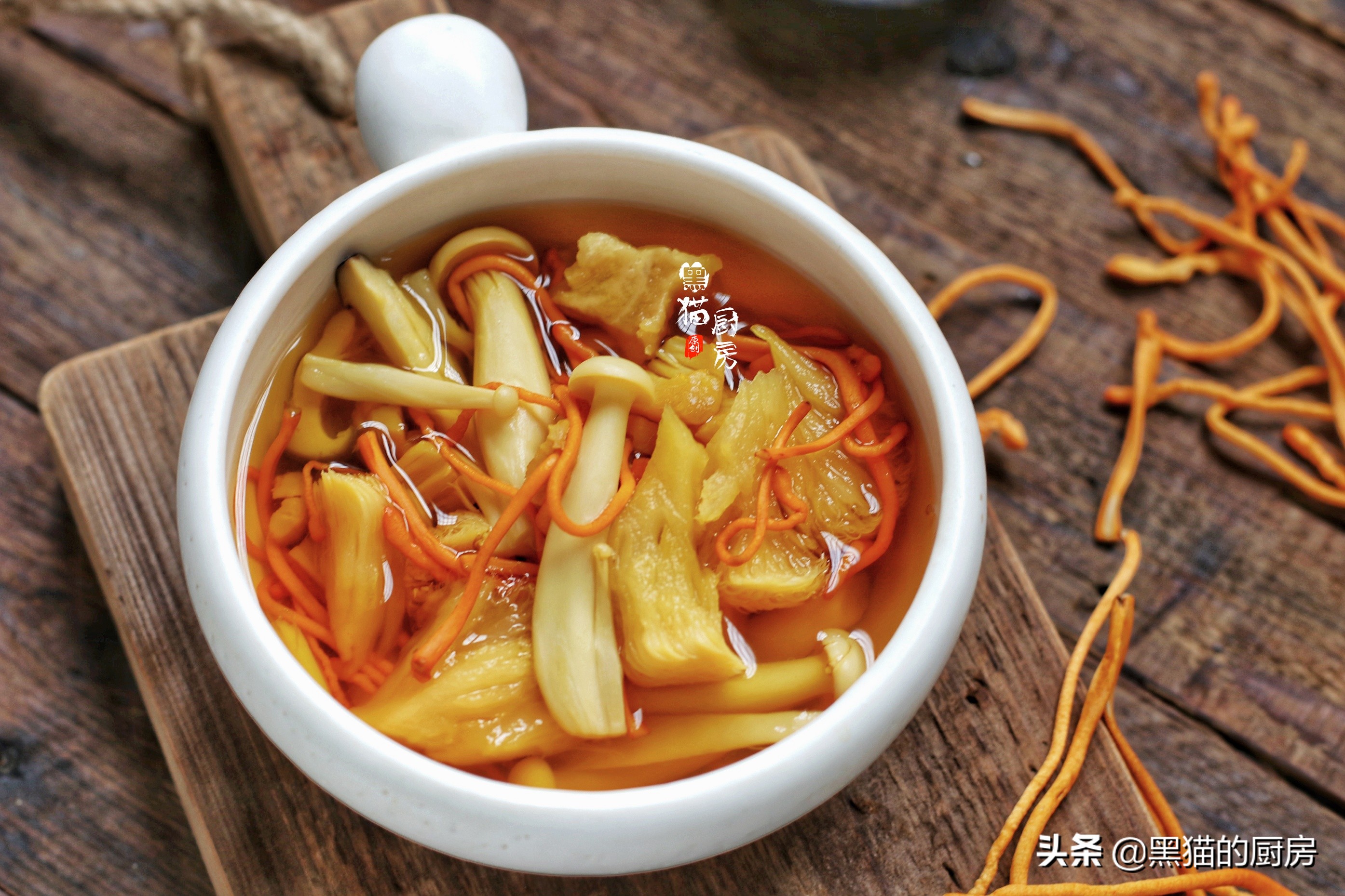 虫草花煲汤怎么做最好,虫草花家常做汤法