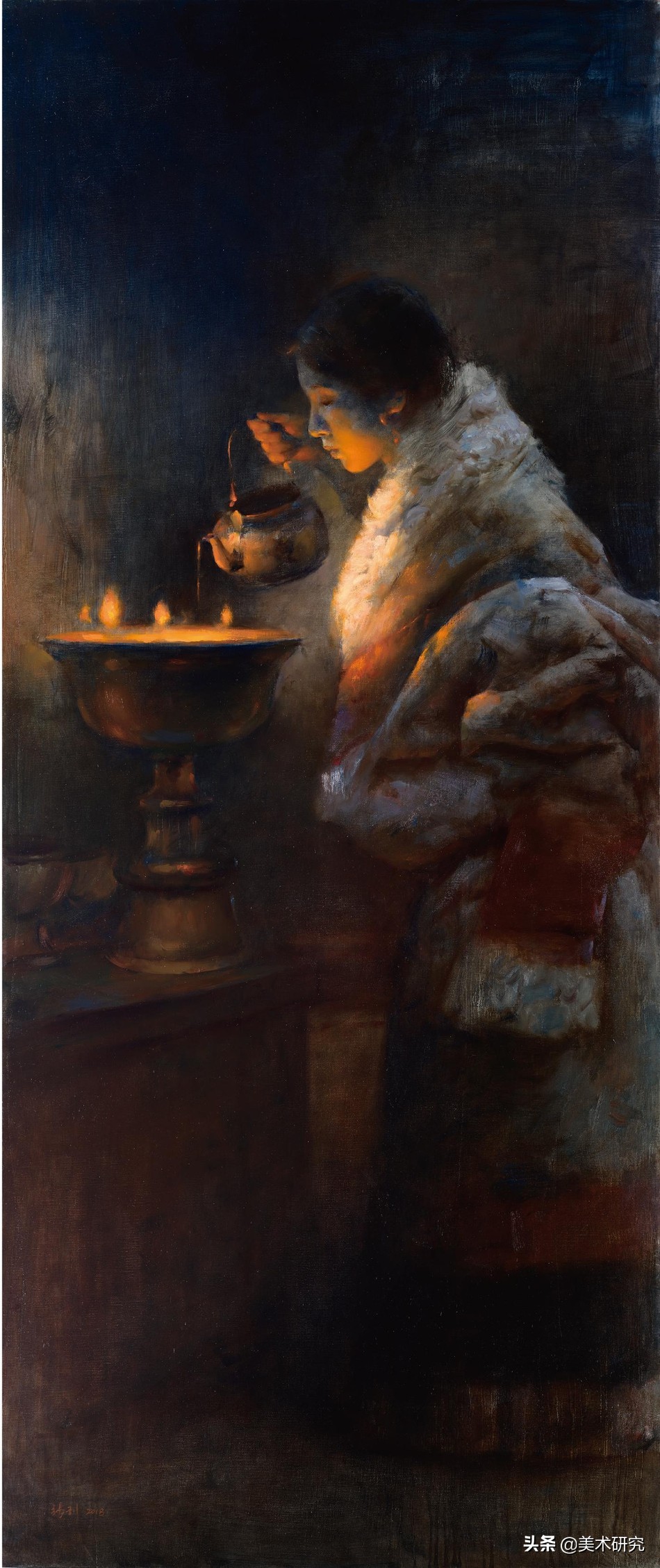 中国国画与西方油画,油画国画对比