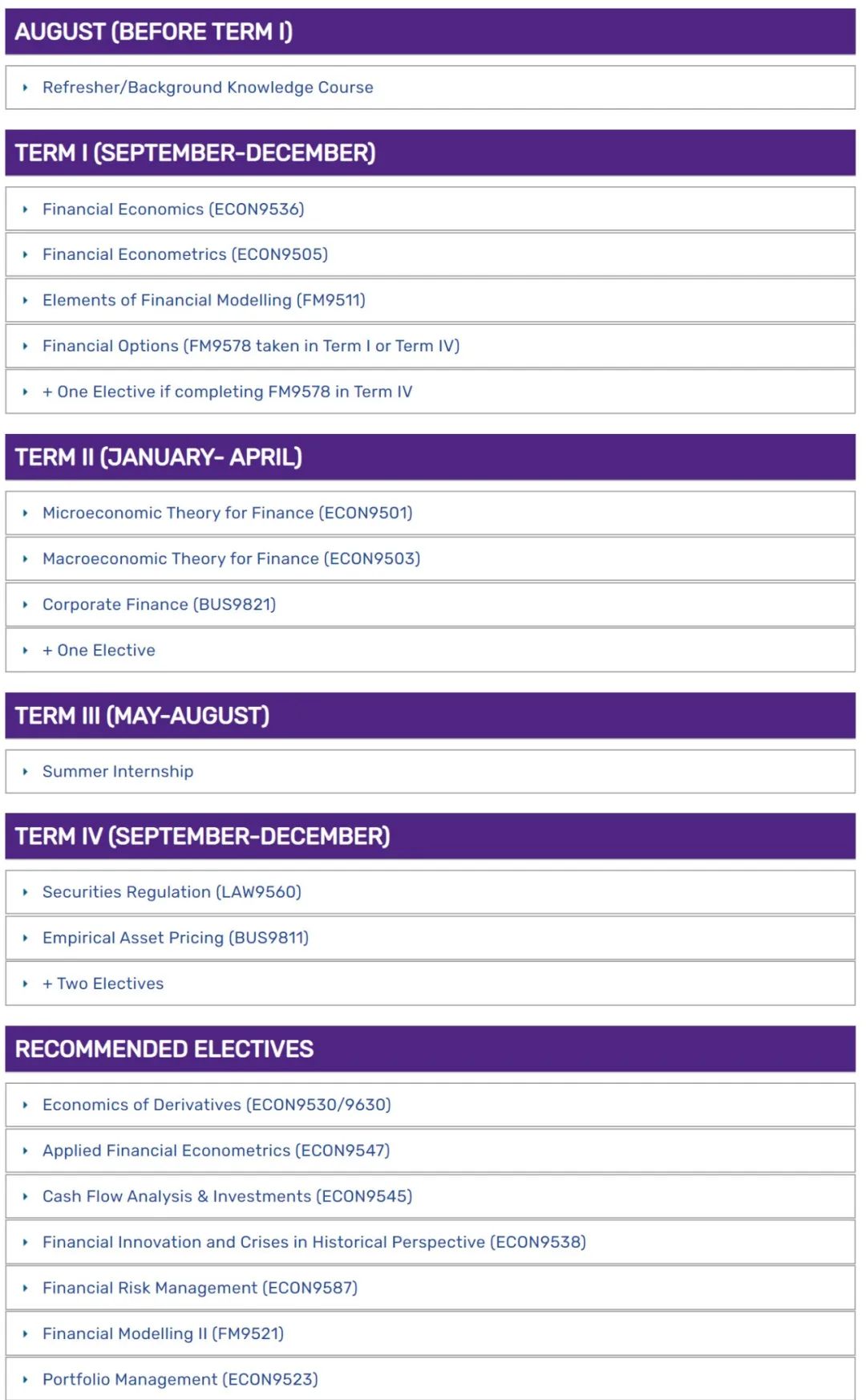加拿大金融学课程设置,加拿大商科金融方向排名