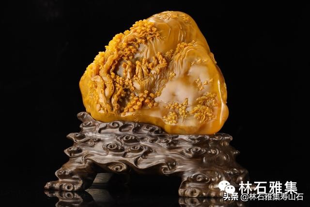 老挝田黄石特点和图片,林石雅集田黄石特点