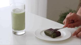 抹茶巧克力砖的制作,超好吃巧克力砖