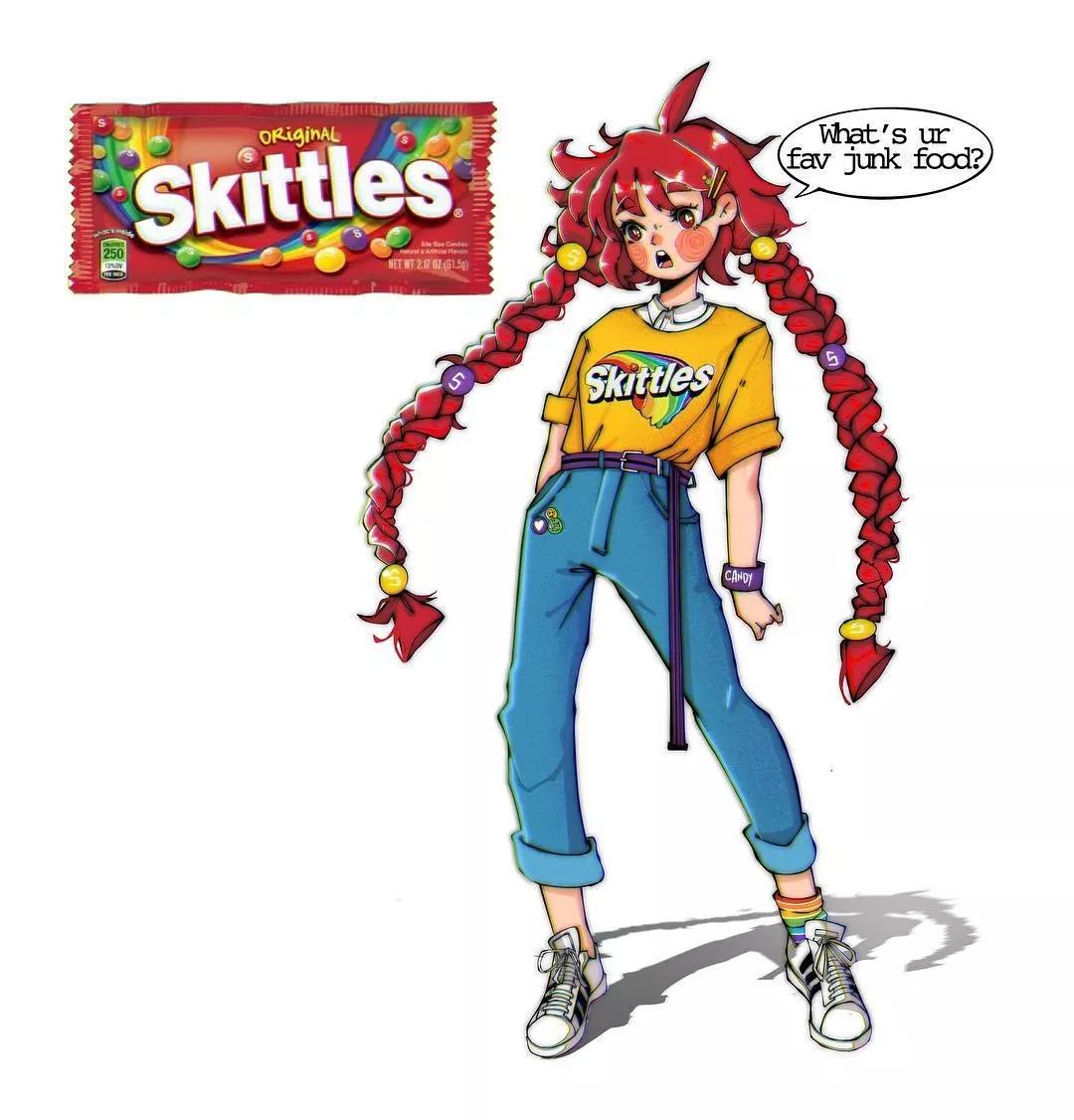 笑死人的零食画,10位博主口水画外国人