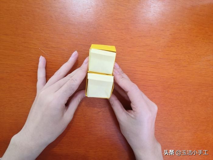 折纸双层笔筒收纳盒,双层收纳盒简单又漂亮