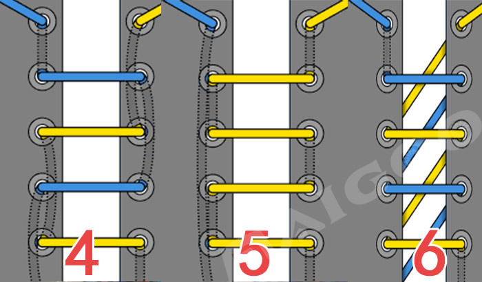 运动鞋好看的鞋带系法详细图解,运动鞋鞋带的24种系法教程