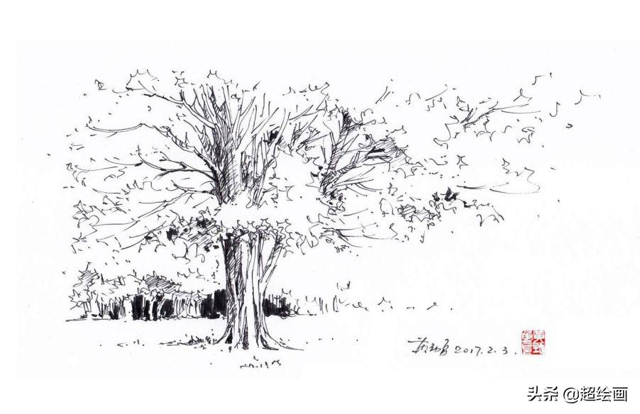 十大顶级钢笔画速写,钢笔速写100幅图片