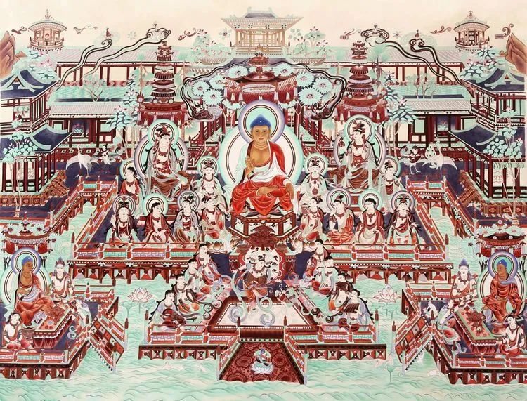 敦煌壁画体验,走进敦煌光影艺术展