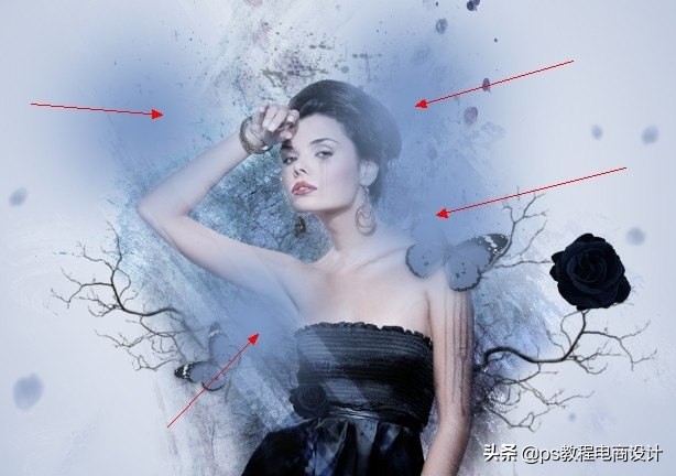 ps怎么把图片处理成水墨效果,ps怎么把实景做成彩色水墨效果