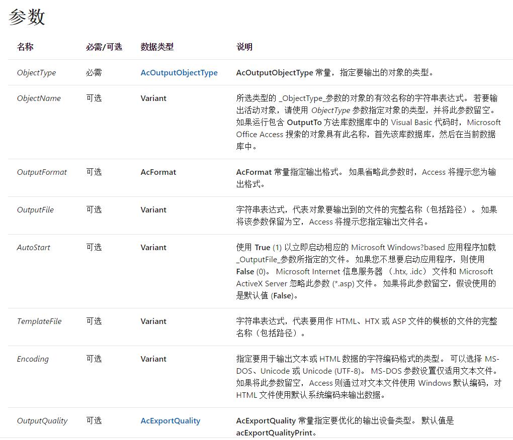 DoCmd.OutputTo,打印及导出PDF和xlsx的用法