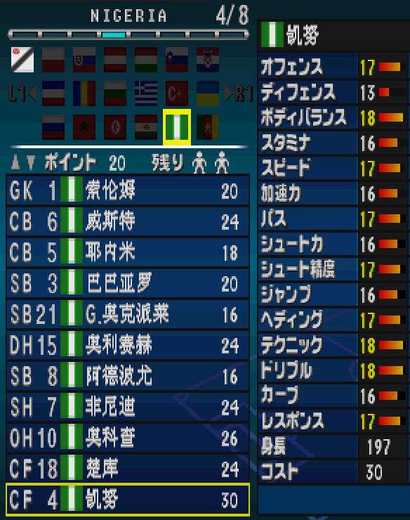 实况足球两个前锋的阵容,实况足球两个中锋阵容