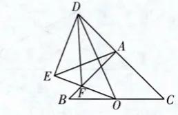 中考数学画图题线段相等,2倍角和中线结合的中考数学题
