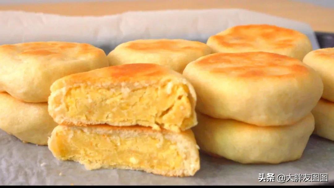 软皮无糖绿豆饼家常做法,自制无糖无油绿豆饼