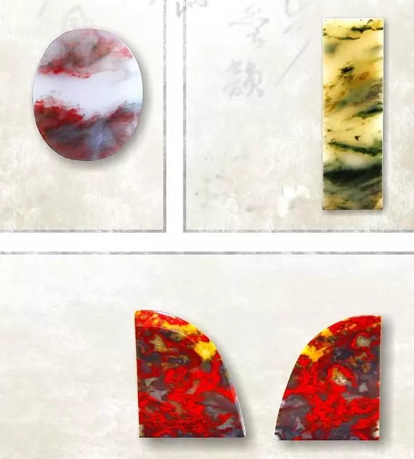 孤品桂林鸡血玉图片,惊艳雕刻桂林鸡血玉