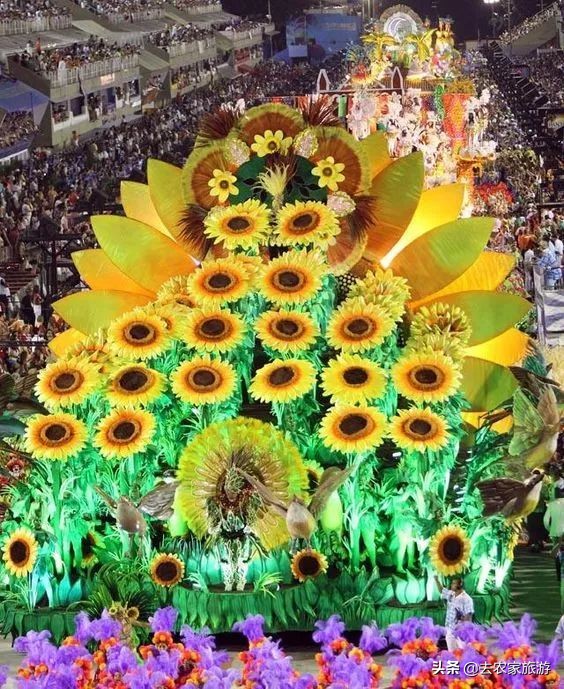 真实的巴西狂欢节,巴西惊艳沙滩狂欢节
