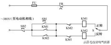 电动机综合保护器电路图及接线图,两台电动机顺序启动逆序停止电路图