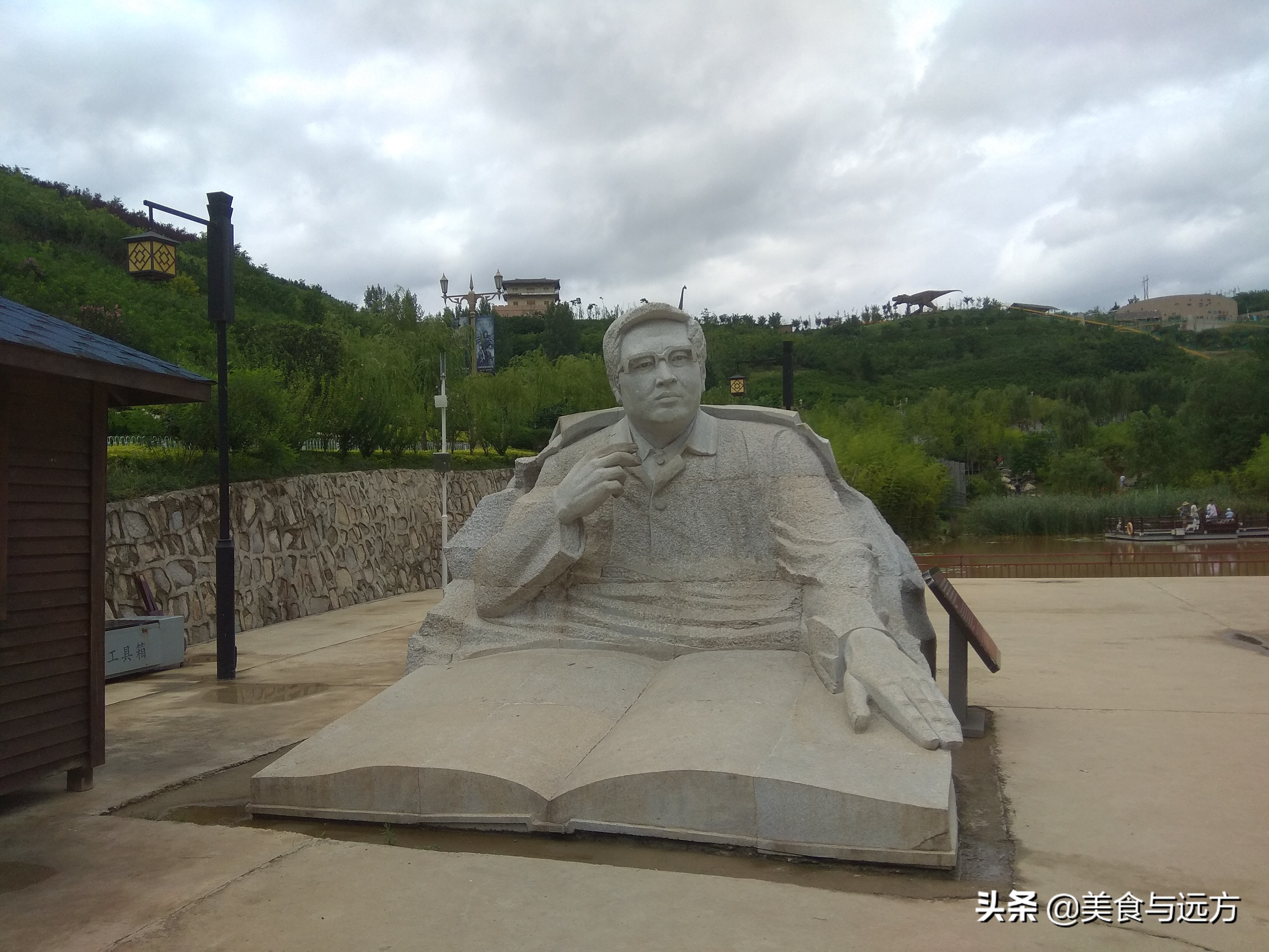 白鹿原白鹿仓景区空中漫步,白鹿原白鹿仓影视城