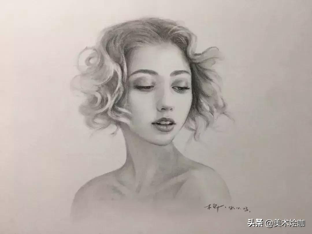 素描人头九宫格起形技巧,九宫格起形素描步骤图片