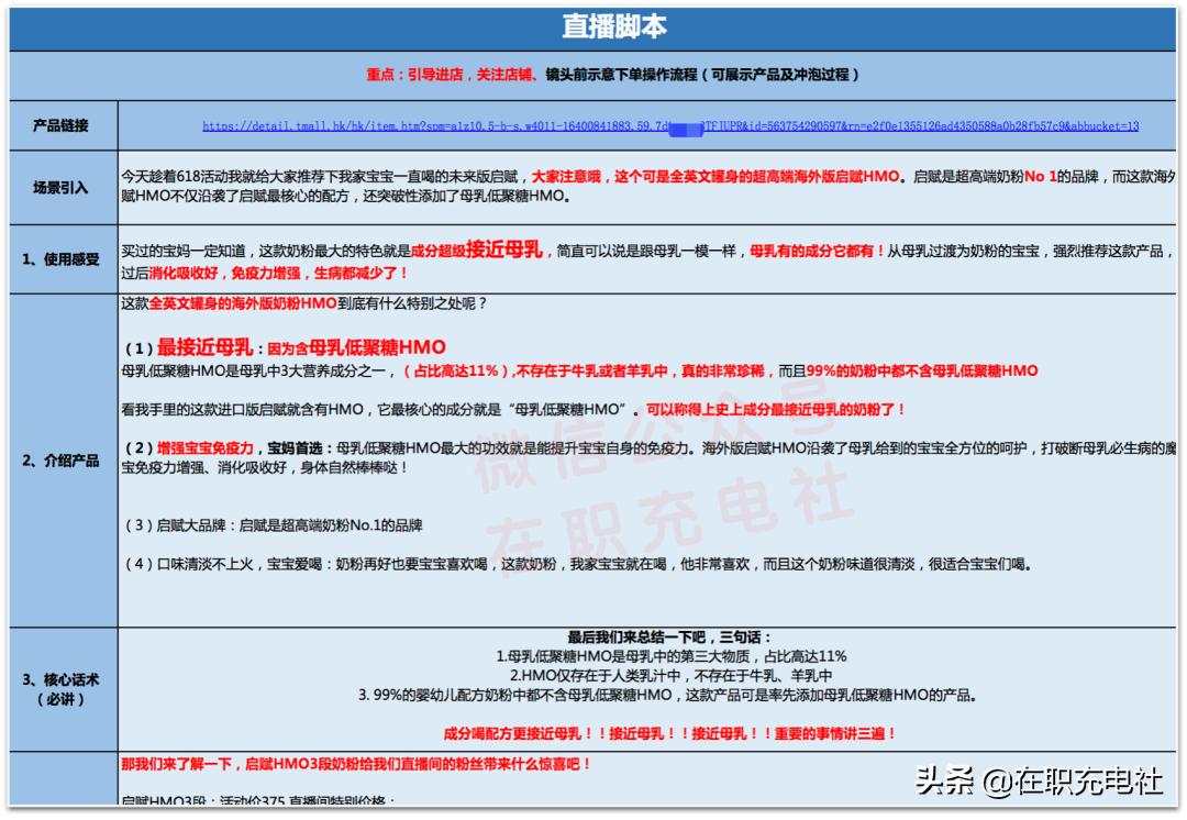 直播电商完整脚本模板下载,免费直播电商脚本