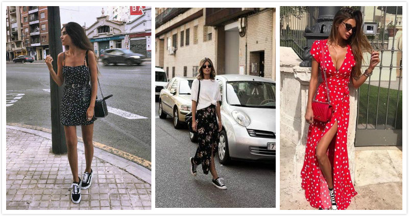 复古与潮流的帆布鞋,帆布鞋是体现休闲风的重点单品