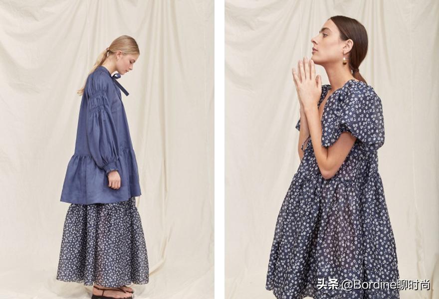 leemathews2021春夏，经典复古的条纹波点碎花