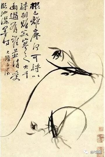十大画家笔下的兰花,五幅古代名家笔下的国画兰花欣赏