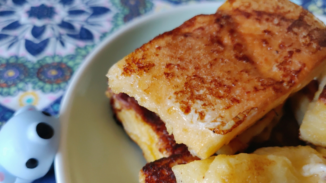 广式西多士高颜值早餐做法,低脂快手早餐食谱大全