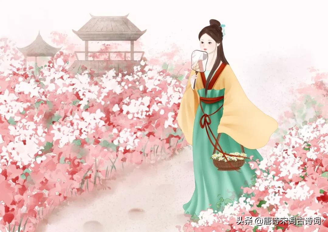 一些夸赞女生好看的诗词,夸赞女人优美的诗词