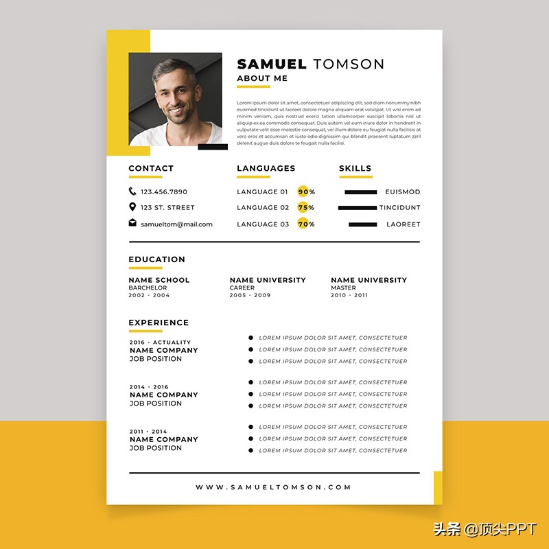 简历模板30套,免费简历模板一套可导出