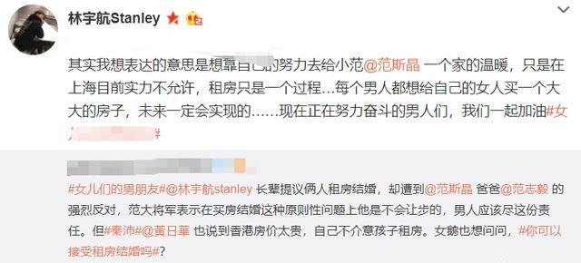 范志毅不同意女儿结婚租房,范志毅要求女婿买房