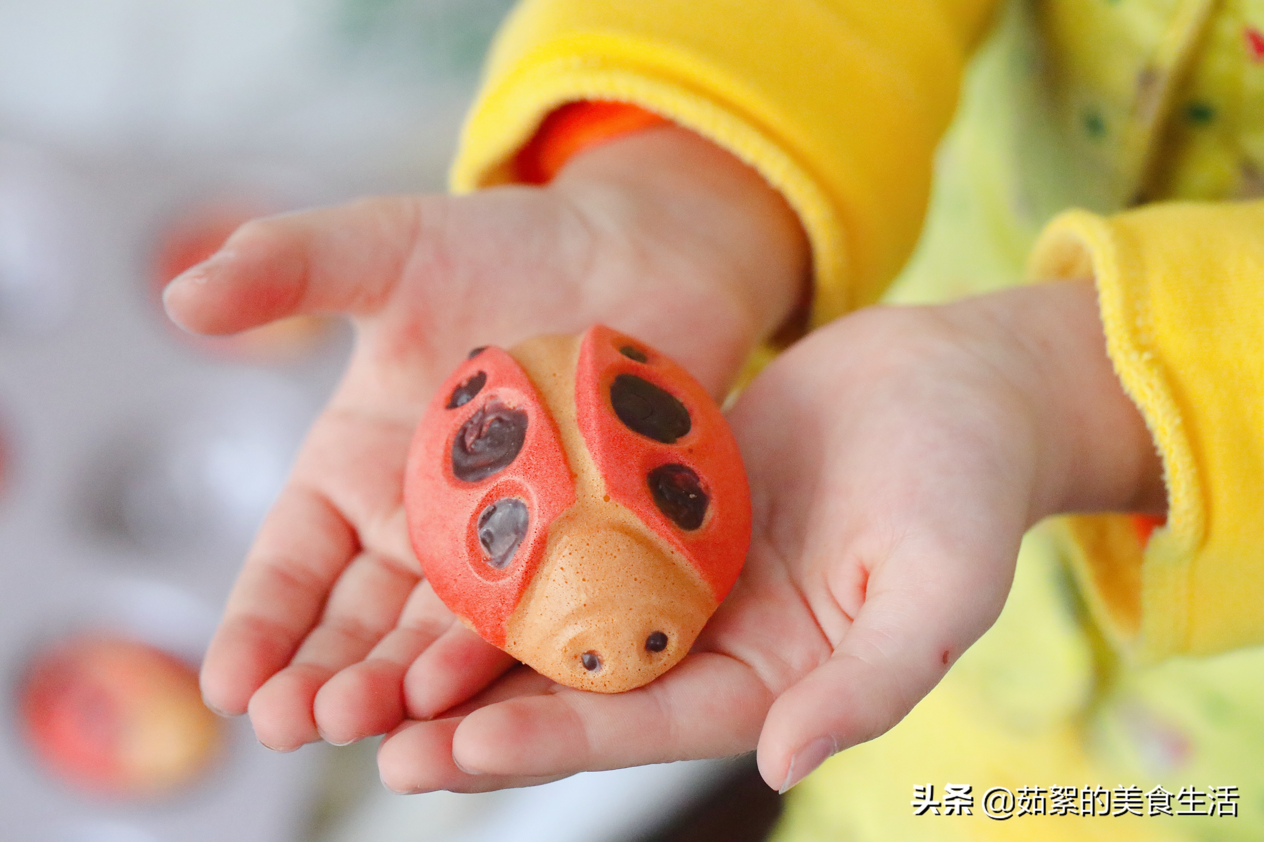 手工七星瓢虫蛋糕,瓢虫蛋糕爆浆蛋糕