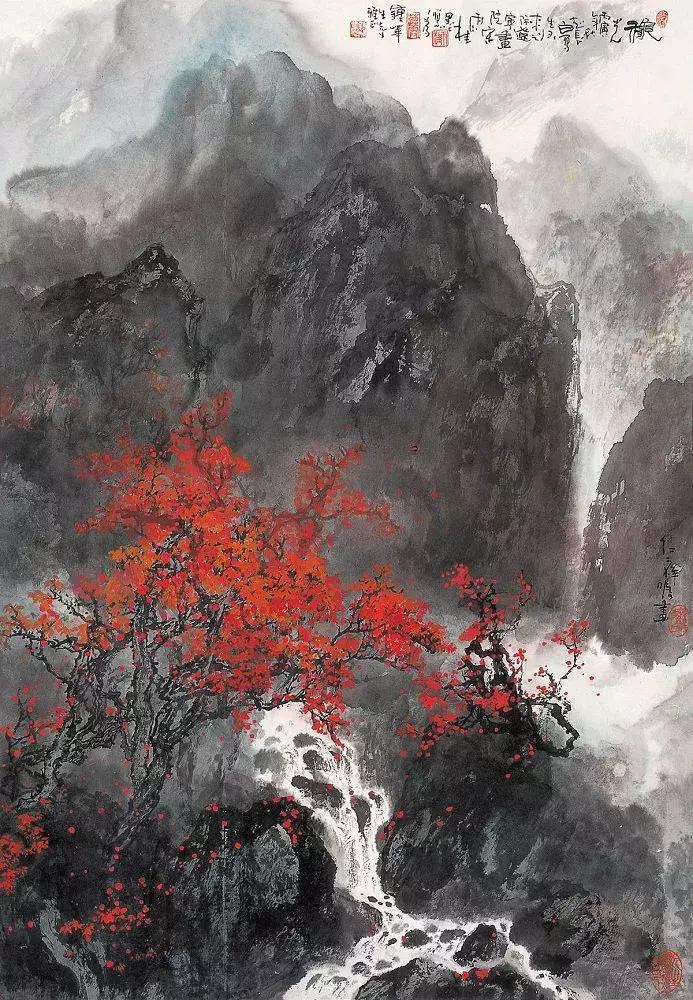 画家宋雨桂作品欣赏,宋雨桂山水书画作品