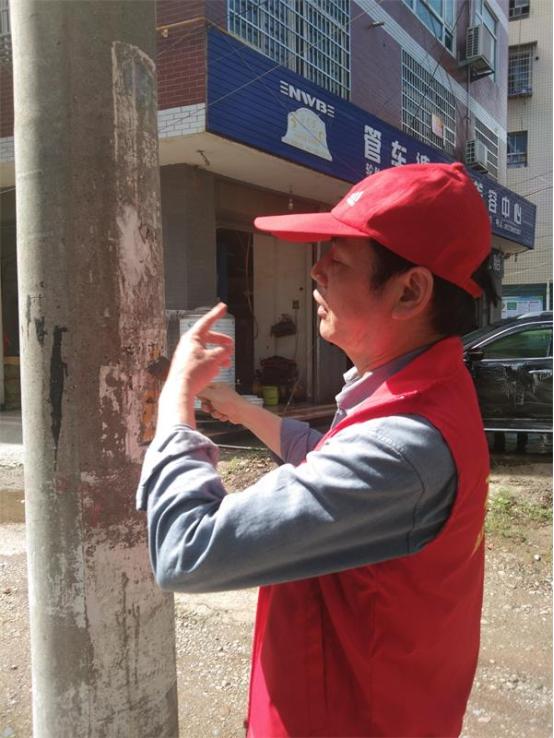 石门志愿者,在职党员进社区志愿服务活动