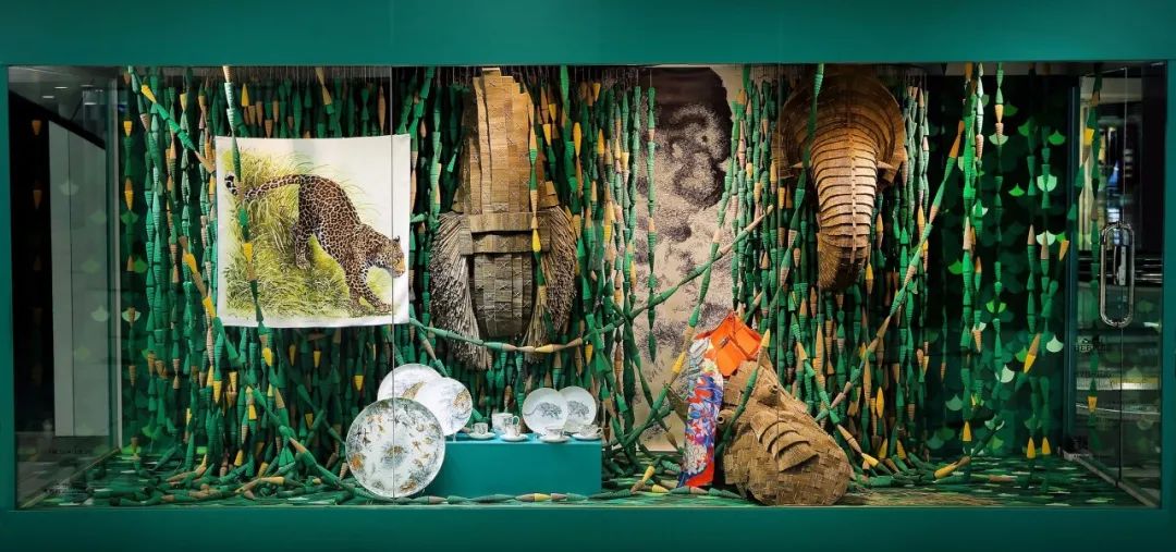 爱马仕橱窗展示设计手绘图,爱马仕2023橱窗设计最新款