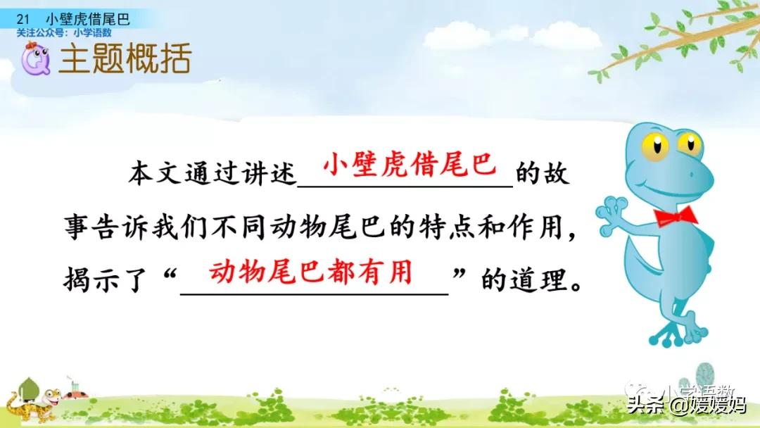 一年级小壁虎借尾巴原文图片,小壁虎借尾巴优质课一等奖