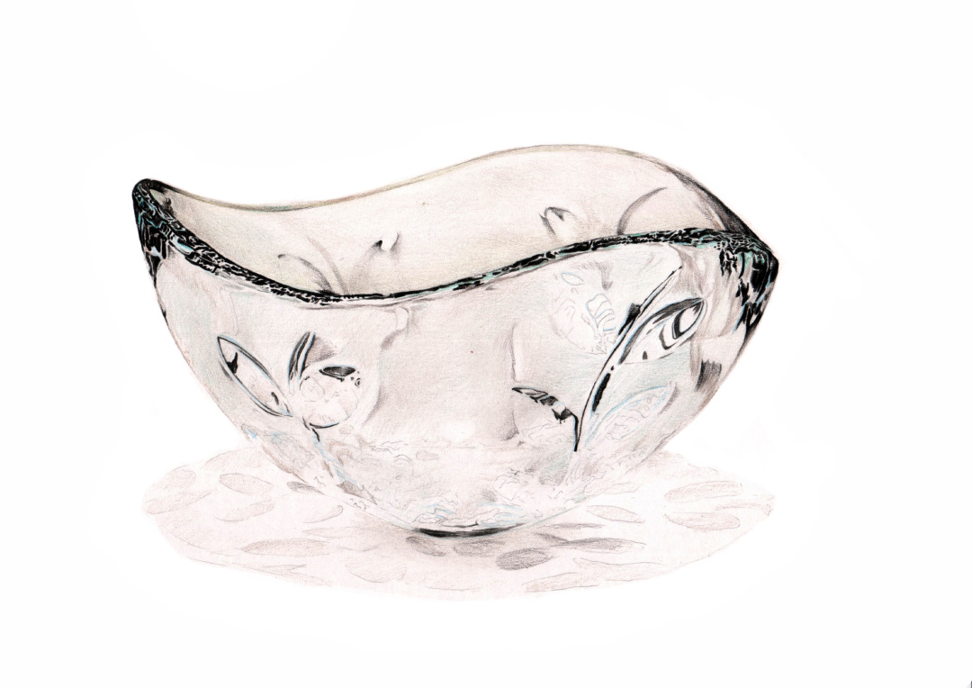 彩铅玻璃质感,彩铅物体背光面上色技法规律讲解