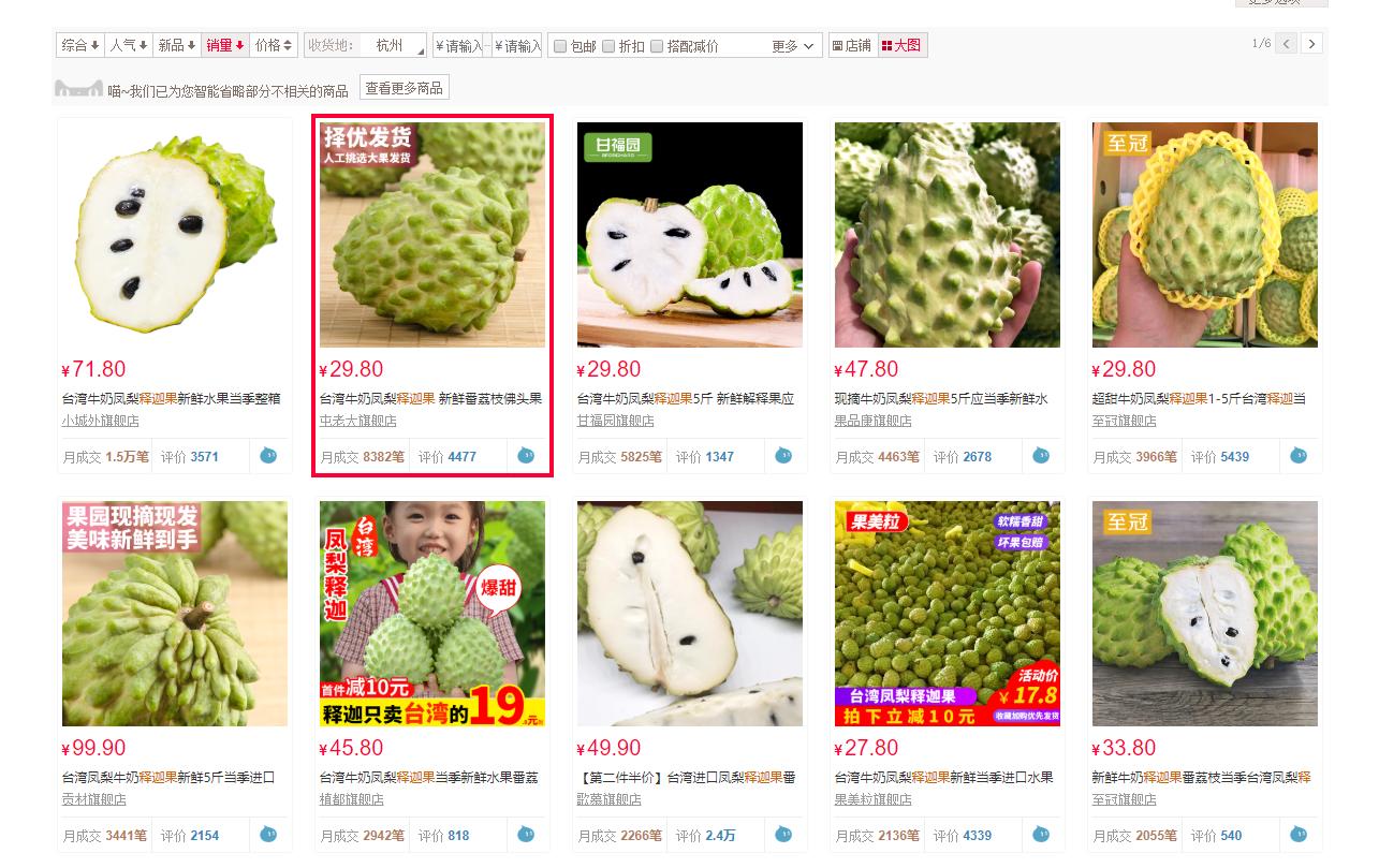 凤梨释迦果水果界的冰激凌,一种像释迦摩尼的水果