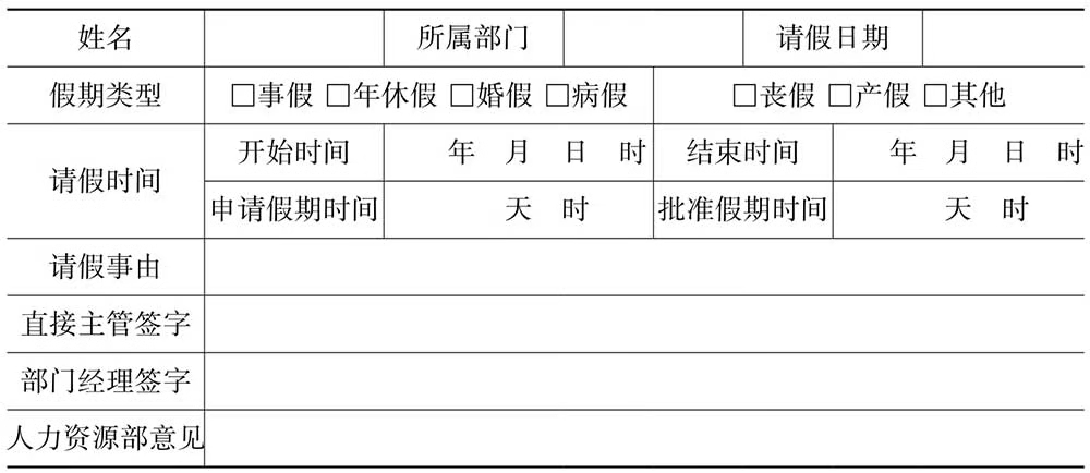 行政部门实用办公表格,行政人员必备的表格模板